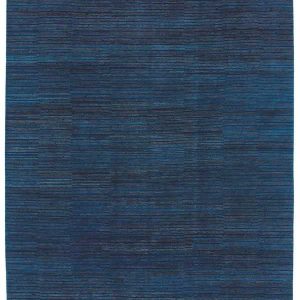 tappeto moderno dal nepal monocolor blu