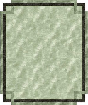 Tappeto contemporaneo Arazi Home collezione Border argento con motivi decorativi a cornici nere e argento