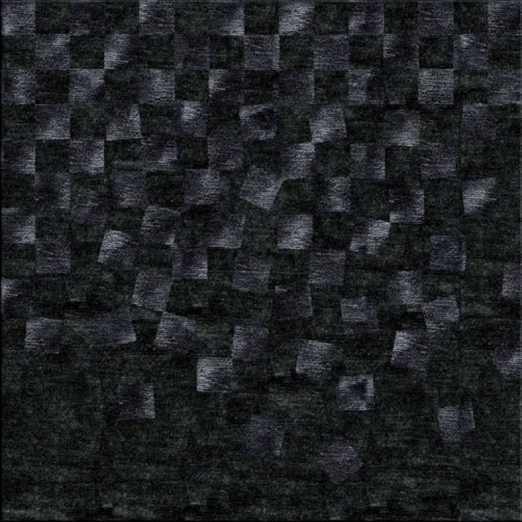 Tappeto contemporaneo Arazi Collection linea Checker a scacchi neri