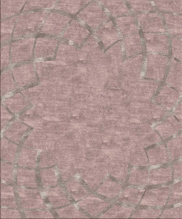 Tappeto contemporaneo Arazi Collection linea Classic grigio con motivi decorativi classici lineari argento