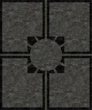 Tappeto contemporaneo Arazi Collection linea Garden grigio scuro con motivo decorativo geometrico, lineare e minimalista nero