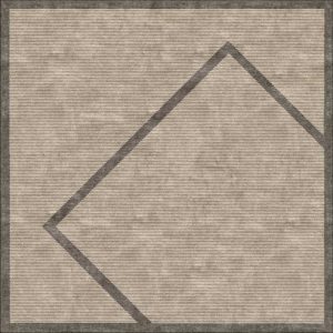 Tappeto contemporaneo Arazi Collection Stripes marrone con motivi decorativi lineari grigi