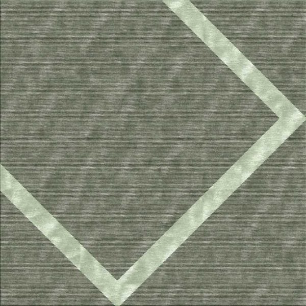 Tappeto contemporaneo Arazi Collection Stripes grigio con motivi decorativi lineari bianchi