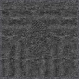 Tappeto contemporaneo Arazi Collection Stripes grigio scuro con motivi decorativi lineari e medaglione centrale a rombo