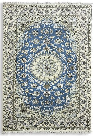 tappeto persiano tradizionale Nain nola 2,42x1,75