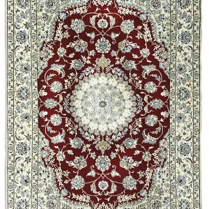 tappeto persiano tradizionale Nain nola 2,56x1,56