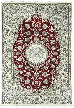 tappeto persiano tradizionale Nain nola 2,56x1,56