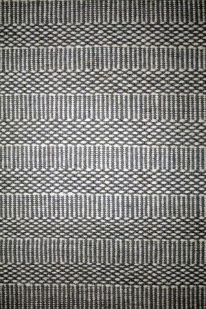 Tappeto contemporaneo Artorient della collezione Arazi Flat, grigio e bianco con decorazioni geometriche astratte, dettaglio