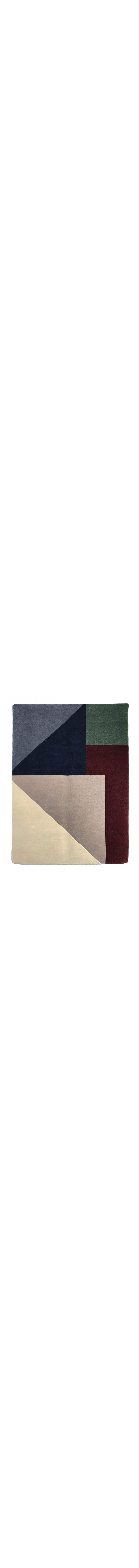 tappeti moderni geometrici astratti blu, rossi, verdi e bianchi