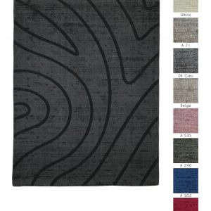 tappeti contemporanei Monocolor Bilbao Cut della collezione Arazi Home di artorient disponibili in diverse tonalità