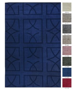 tappeti contemporanei Monocolor Bilbao Cut della collezione Arazi Home di artorient disponibili in diverse tonalità