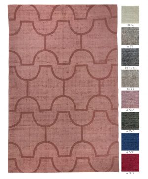 tappeti contemporanei Monocolor Bilbao Cut della collezione Arazi Home di artorient disponibili in diverse tonalità