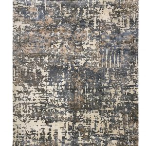 tappeto contemporaneo Miami della collezione Arazi Home di artorient, beige con macchie di colore grigio e marrone