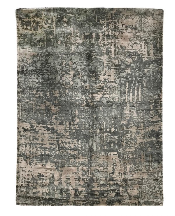 tappeto contemporaneo Miami della collezione Arazi Home di artorient, beige con macchie di colore grigie