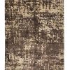 tappeto contemporaneo Miami della collezione Arazi Home di artorient, marrone con macchie di colore beige