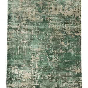 tappeto contemporaneo Miami della collezione Arazi Home di artorient, grigio con macchie di colore verdi