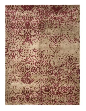 tappeto contemporaneo Miami della collezione Arazi Home di artorient, beige con decorazioni classiche rosse