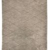 tappeto contemporaneo Monocolor della collezione Arazi Home di artorient, grigio con decorazioni geometriche lineari a rombi
