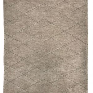 tappeto contemporaneo Monocolor della collezione Arazi Home di artorient, grigio con decorazioni geometriche lineari a rombi