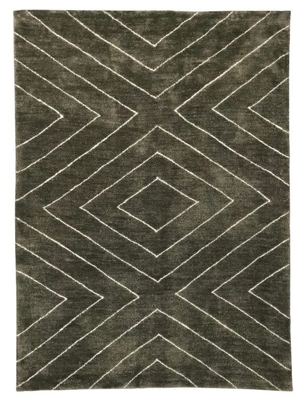 tappeto moderno arazi home monocolor con decorazioni geometriche