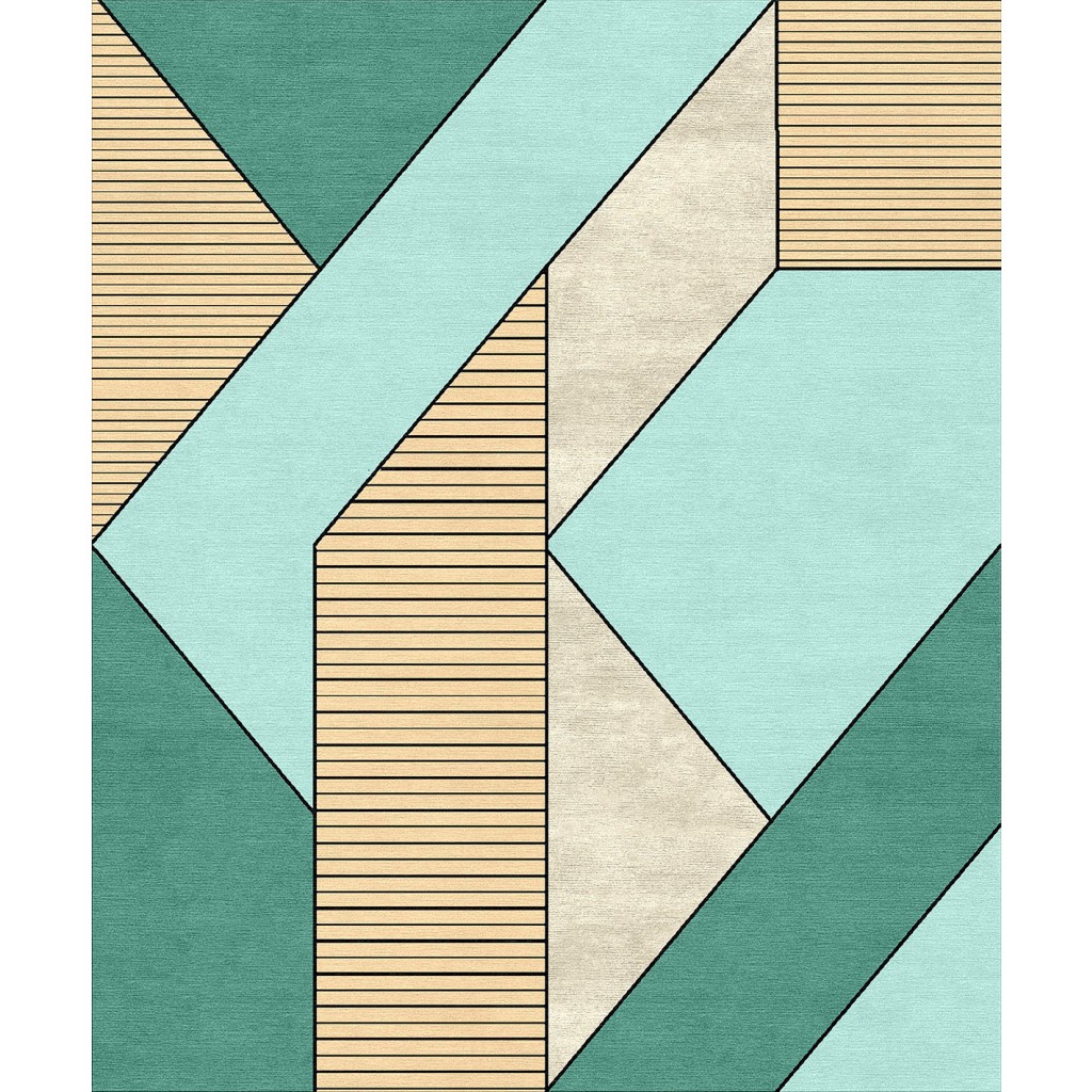 tappeto contemporaneo di design essential lines