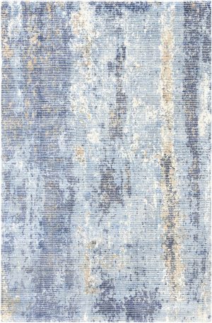 Tappeto contemporaneo Imperial multy con sfumature grigio, azzurro e giallo della collezione Artorient Arazi Home