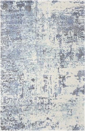 Tappeto contemporaneo Imperial multy con sfumature grigio e azzurro della collezione Artorient Arazi Home