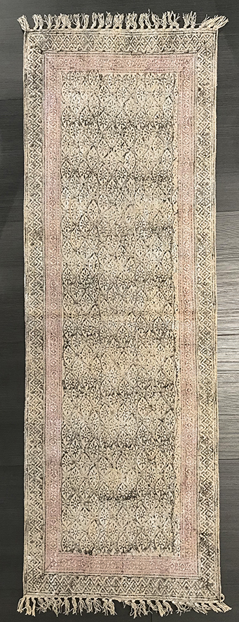 Tappeto moderno Artorient kilim metal dal design contemporaneo, tessitura piatta e decorazione classica a tutto campo con spessa bordatura doppia