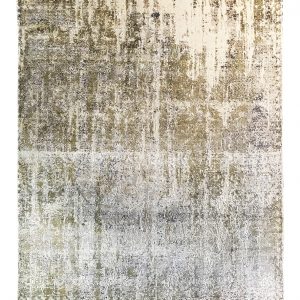 Tappeto contemporaneo Artorient della collezione Oxid Arazi Home con macchie di colore beige, grigie e marroni