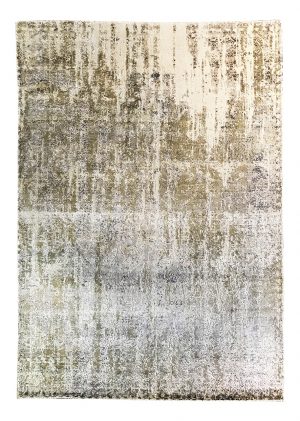 Tappeto contemporaneo Artorient della collezione Oxid Arazi Home con macchie di colore beige, grigie e marroni