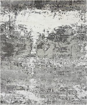 Tappeto contemporaneo Imperial Arazi Home della collezione Artorient, mix di sfumature di grigio e argento