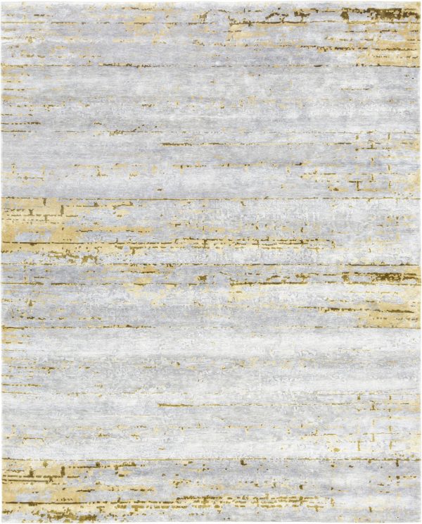 Tappeto contemporaneo Imperial multy Arazi Home della collezione Artorient, mix di sfumature di grigio, argento e giallo