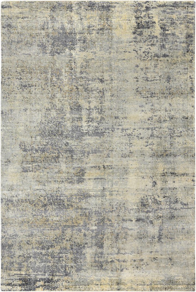 Tappeto contemporaneo Imperial con sfumature argento e oro della collezione Artorient Arazi Home