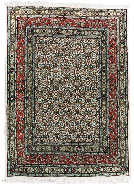 tappeto persiano mud con motivo decorativo geometrico a tutto campo