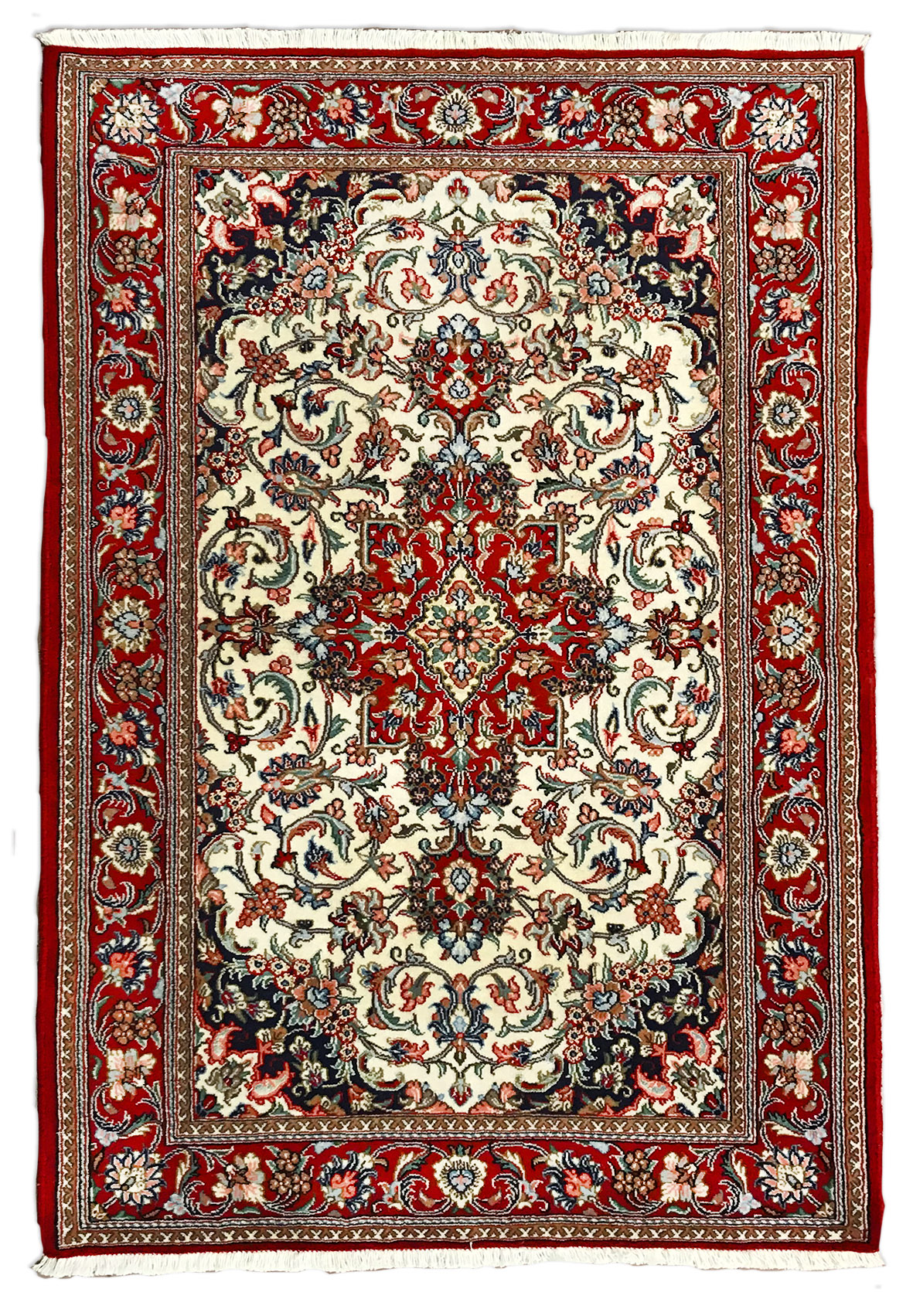 tappeto persiano qum o qom