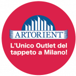 logo artorient sfondo rosso