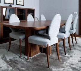 tappeto moderno in ufficio classico