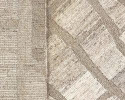 tappeto contemporaneo linea nature arazi home in cotone